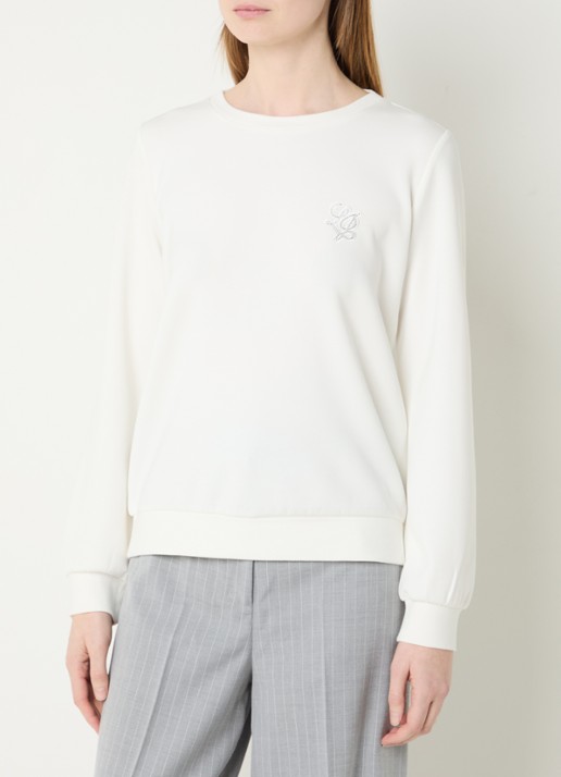 Liu Jo Sweater met logo en strass