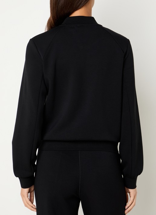 Liu Jo Sweatvest met opstaande kraag - achterkant 4 zwart