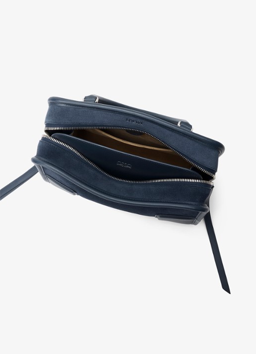 LOEWE Amazona Small handtas van kalfsleer - detail 8 donkerblauw
