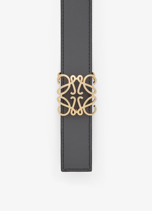 LOEWE Anagram Bombee reversible riem van kalfsleer - detail 3 bruin