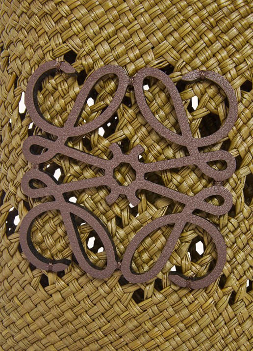 LOEWE Anagram crossbodytas met kalfsleren details - detail 2 olijfgroen