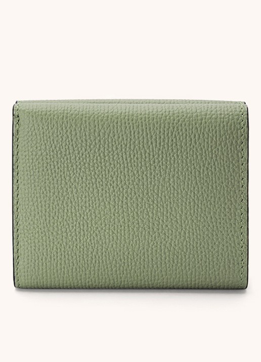 LOEWE Anagram portemonnee van kalfsleer - detail 4 lindegroen