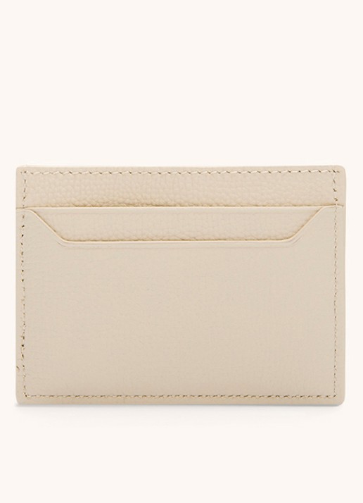 LOEWE Anagram Small pasjeshouder van kalfsleer - achterkant 3 gebroken wit