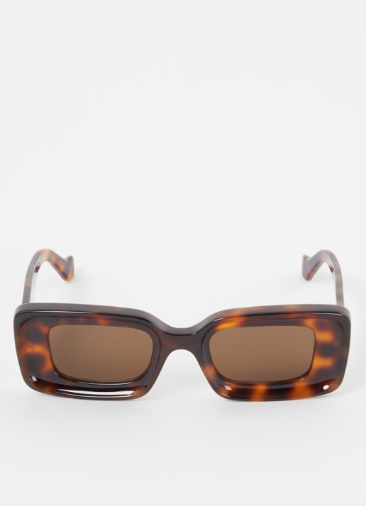 LOEWE Anagram zonnebril LW40101I - detail 3 donkerbruin