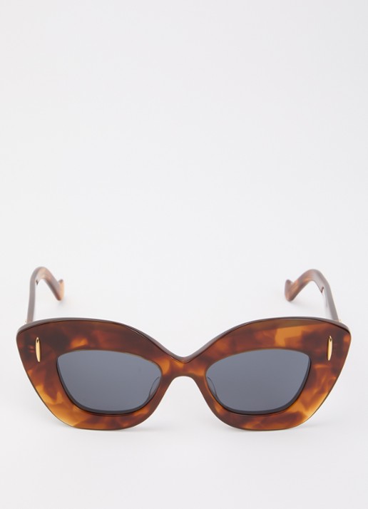 LOEWE Anagram zonnebril LW40127I - detail bruin