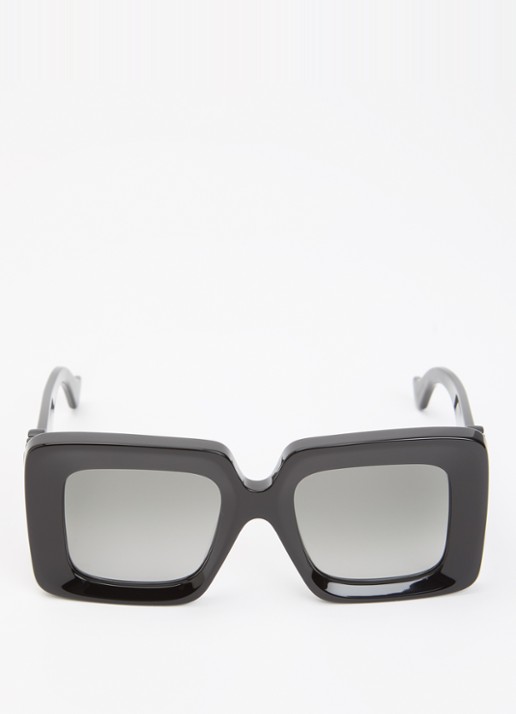 LOEWE Anagram zonnebril LW40176U - detail 2 zwart