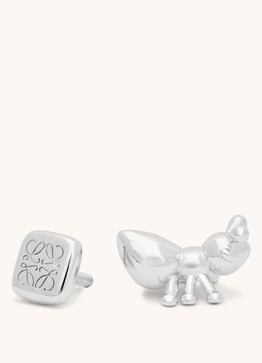 LOEWE Ant tasbedel met logo - detail 3 zilver