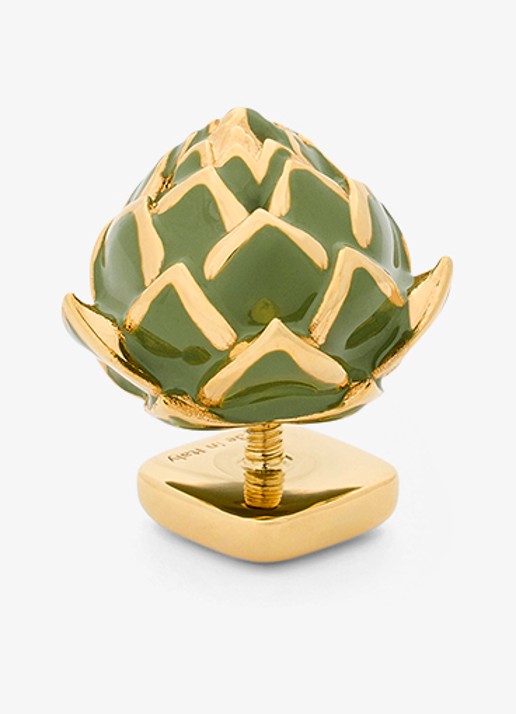 LOEWE Artichoke tasbedel met logo - voorkant 2 groen