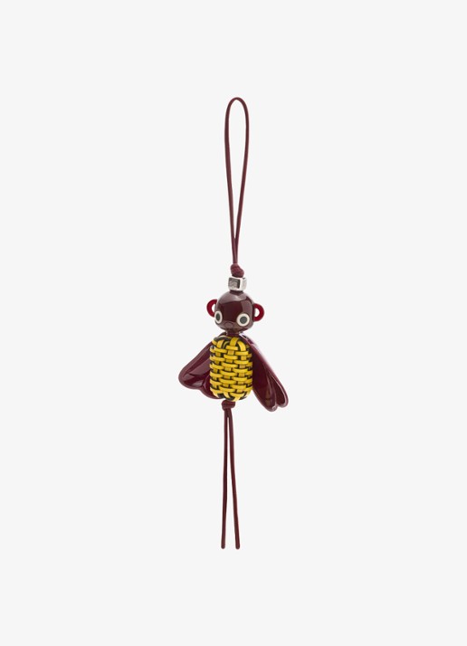 LOEWE Blombee tasbedel van kalfsleer