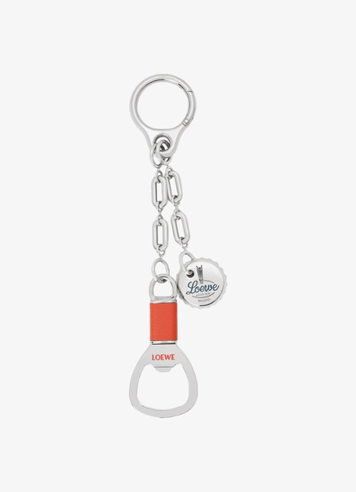 LOEWE Bottle Opener sleutelhanger met leren detail