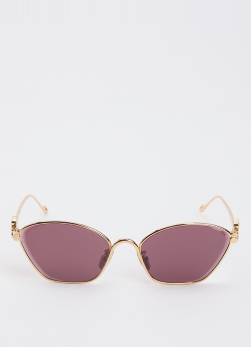 LOEWE Cat Eye zonnebril LW40115U - detail 2 goud