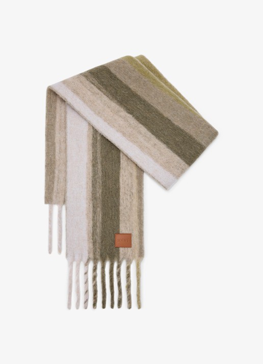 LOEWE Fijngebreide sjaal in alpaca wolblend 190 x 25 cm