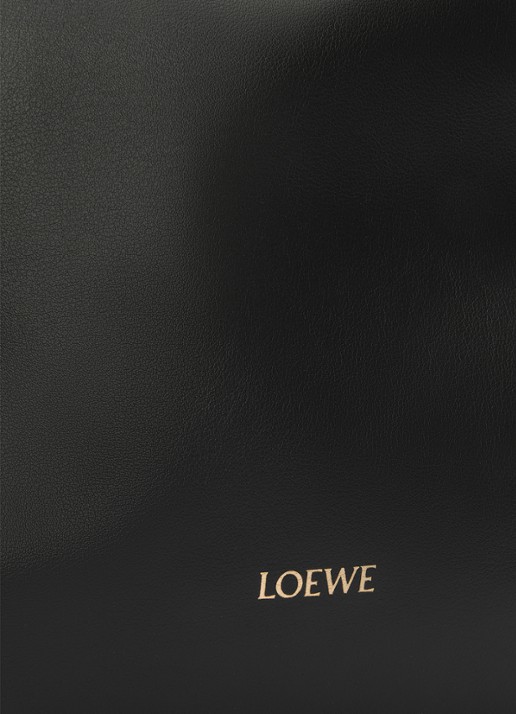 LOEWE Flamenco Large clutch van kalfsleer - detail 6 zwart