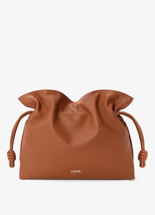 LOEWE Flamenco Large clutch van kalfsleer