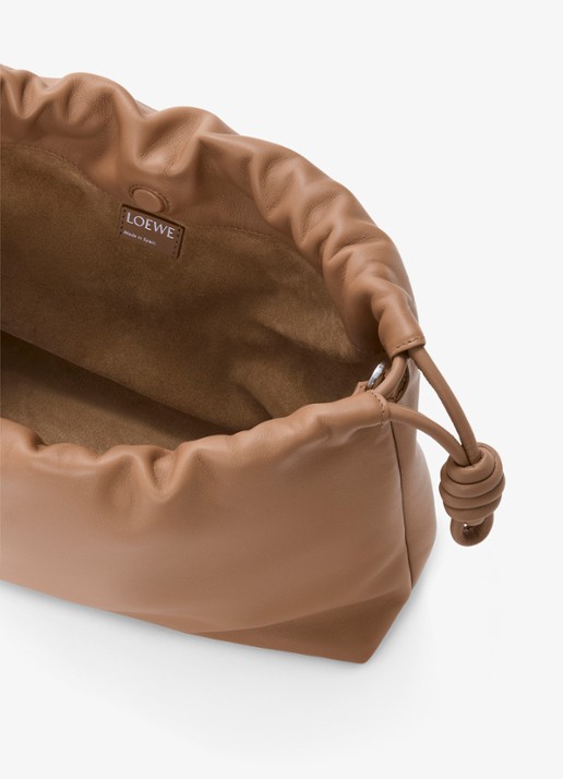 LOEWE Flamenco Large schoudertas van leer - detail 7 bruin