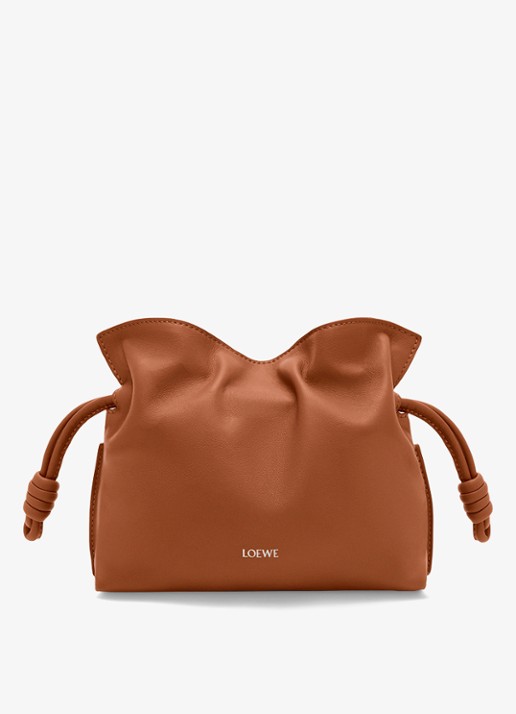 LOEWE Flamenco Mini clutch van kalfsleer