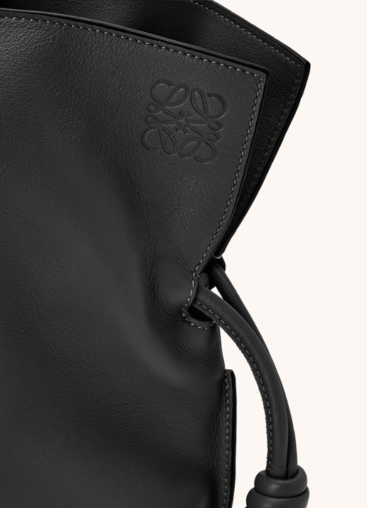 LOEWE Flamenco XL schoudertas van kalfsleer - detail 4 zwart