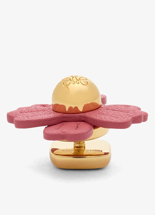 LOEWE Flower tasbedel van kalfsleer