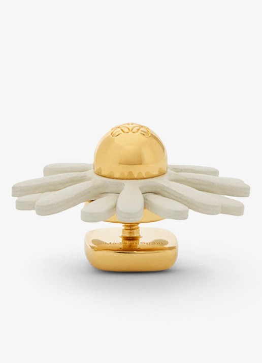 LOEWE Flower tasbedel van kalfsleer