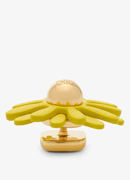 LOEWE Flower tasbedel van kalfsleer