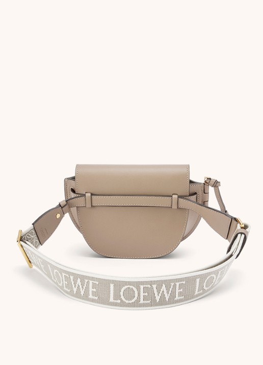 LOEWE Gate Dual heuptas van kalfsleer - achterkant beige