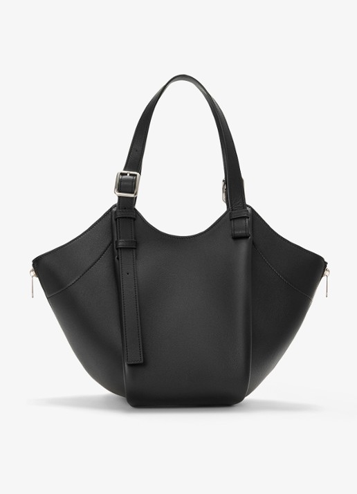 LOEWE Hammock Flip handtas van kalfsleer - achterkant 6 zwart