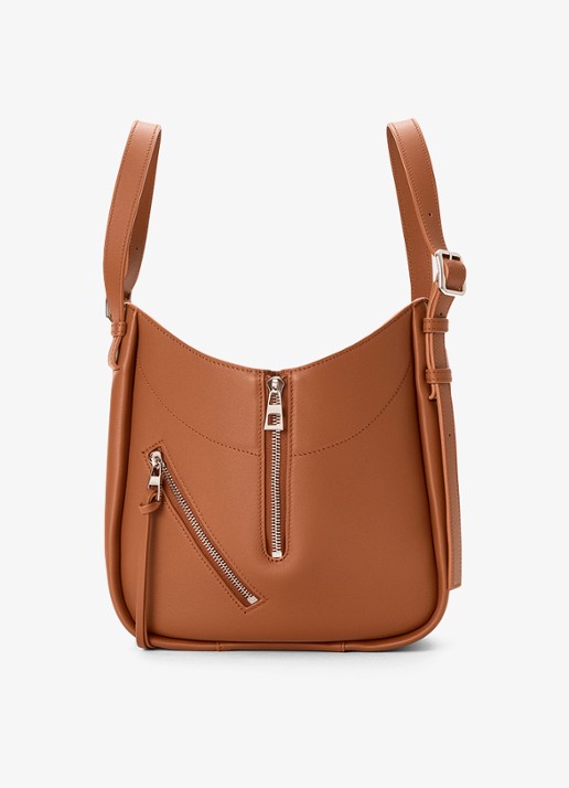 LOEWE Hammock Flip handtas van kalfsleer - detail 2 bruin