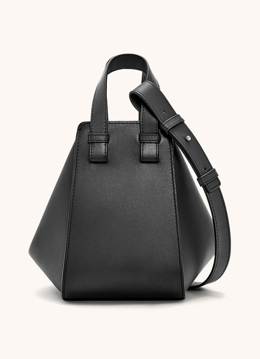 LOEWE Hammock handtas van kalfsleer - detail 2 zwart