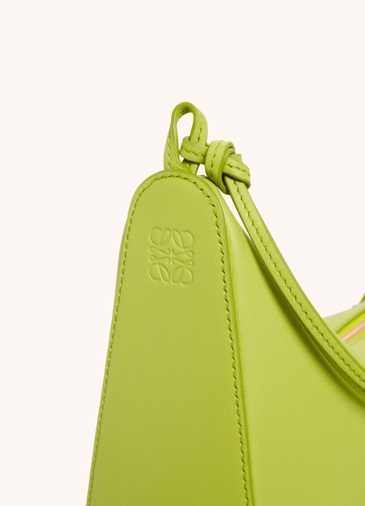 LOEWE Hammock Hobo schoudertas van kalfsleer - detail 6 lime