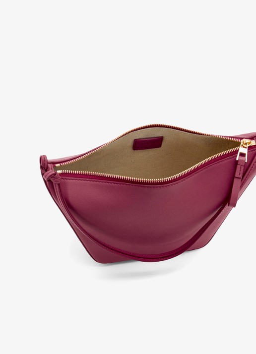 LOEWE Hammock Hobo schoudertas van kalfsleer - detail 5 bordeauxrood