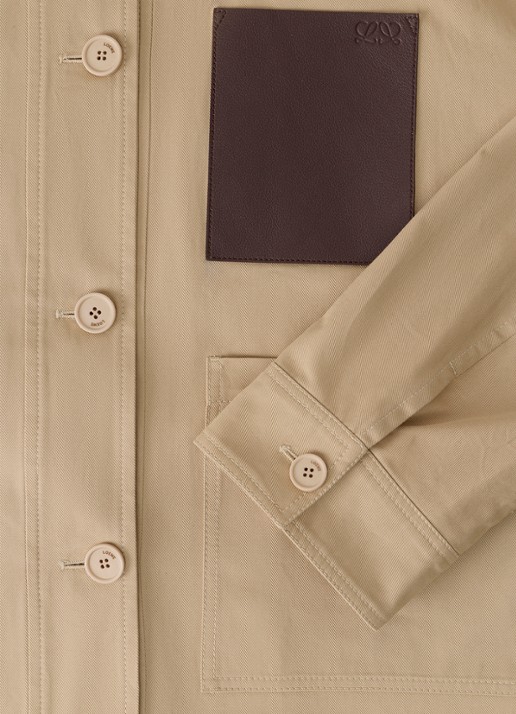 LOEWE Jack met opgestikte zakken - detail 7 beige