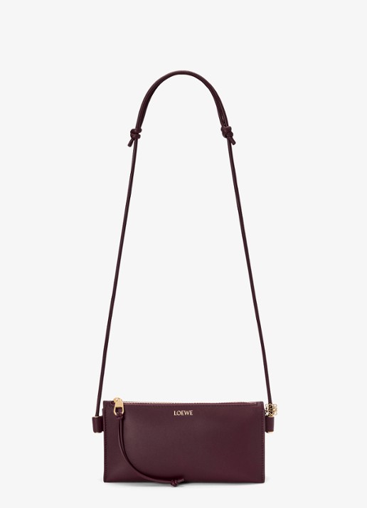 LOEWE Joya crossbodytas van kalfsleer - detail 5 bordeauxrood