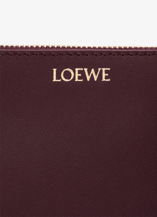 LOEWE Joya crossbodytas van kalfsleer - detail 7 bordeauxrood