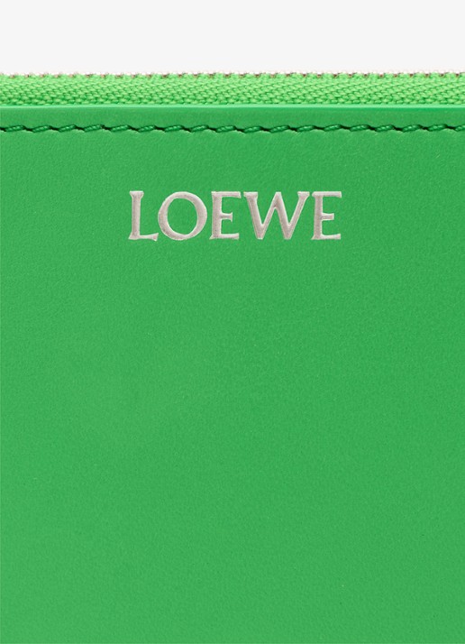 LOEWE Knot pasjeshouder van kalfsleer - detail 2 groen
