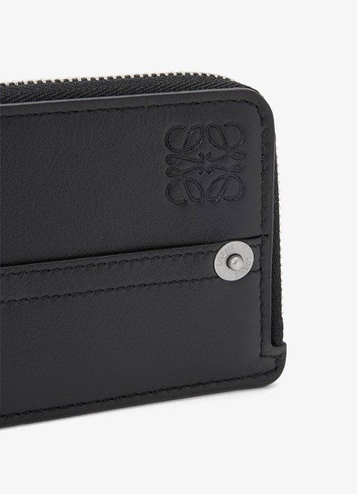 LOEWE Panta portemonnee van kalfsleer - detail 2 zwart