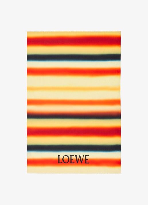 LOEWE Pareo met logoprint 160 x 120 cm - voorkant 3 orange