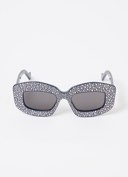 LOEWE Pavé Screen zonnebril LW4114IS - detail 3 zwart