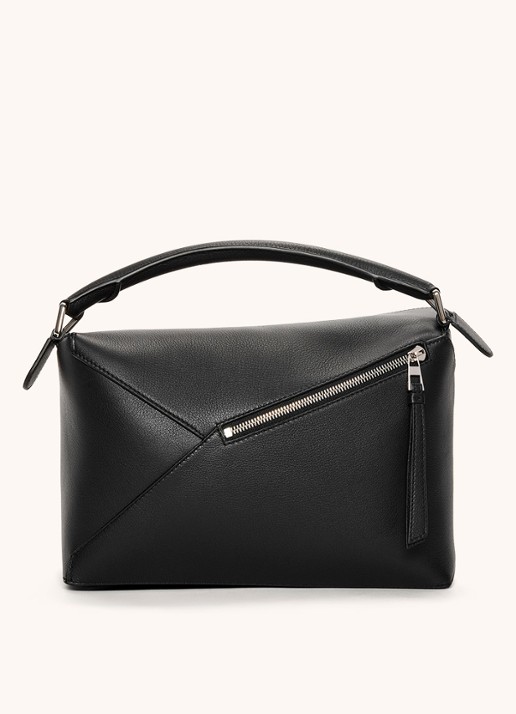 LOEWE Puzzle Edge handtas van kalfsleer - detail 3 zwart