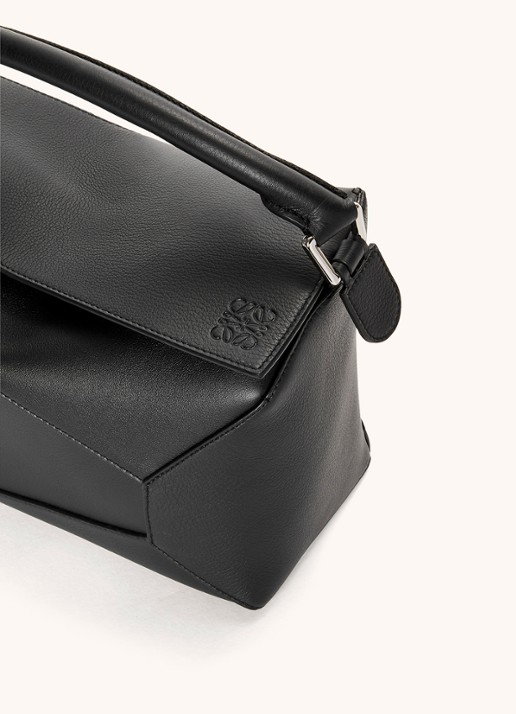 LOEWE Puzzle Edge handtas van kalfsleer - detail 6 zwart