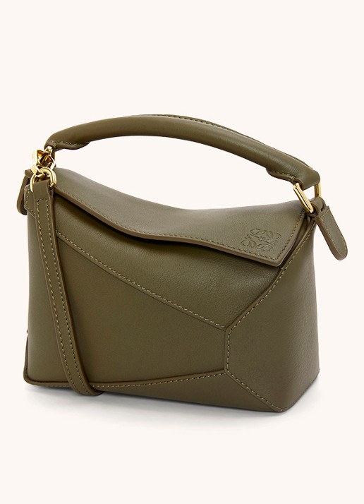 LOEWE Puzzle Edge Mini handtas van kalfsleer