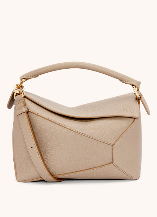 LOEWE Puzzle Edge Small handtas van kalfsleer