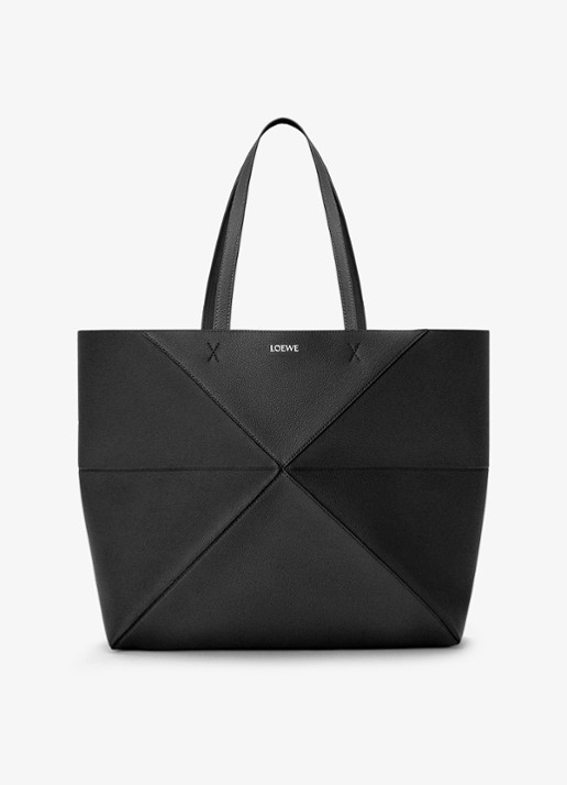 LOEWE Puzzle Fold Horizontal Large shopper van kalfsleer