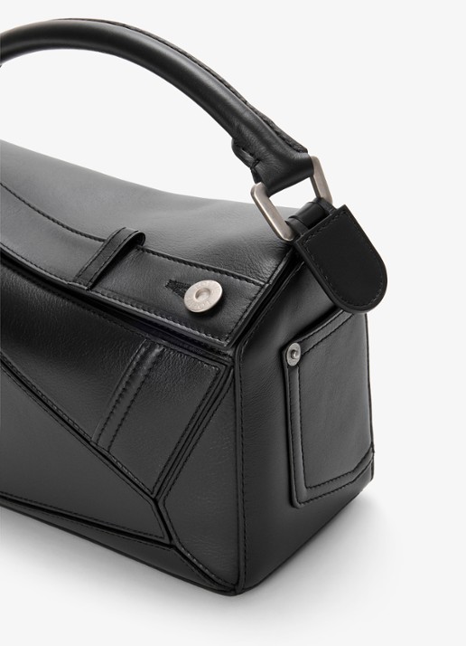 LOEWE Puzzle Panta S handtas van kalfsleer - detail 8 zwart