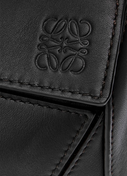LOEWE Puzzle Small handtas van kalfsleer - detail 6 zwart