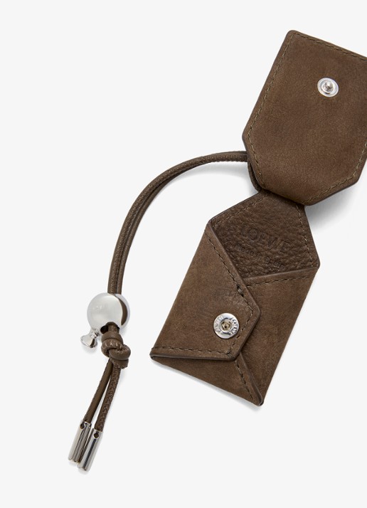 LOEWE Puzzle Small handtas van nubuck - detail 8 bruin