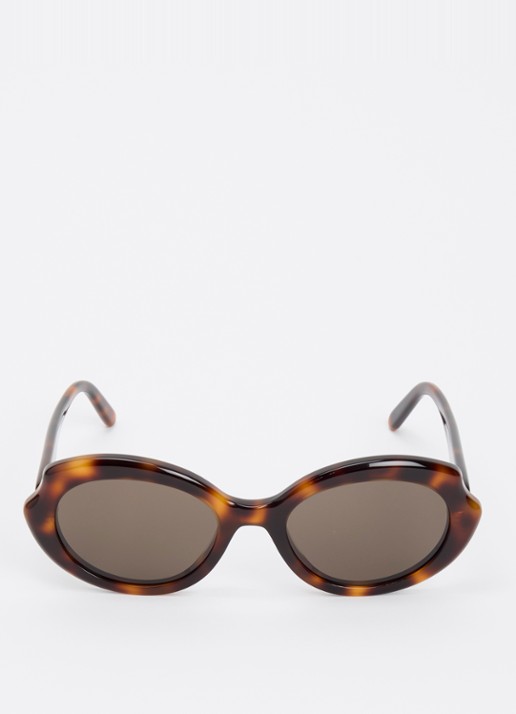LOEWE Retro zonnebril LW40147I - detail 2 bruin