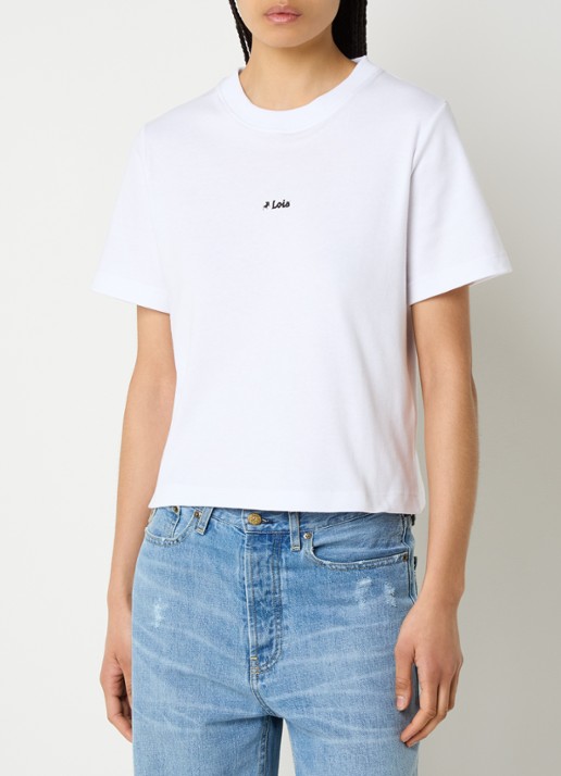 Lois Cherry T-shirt met logo