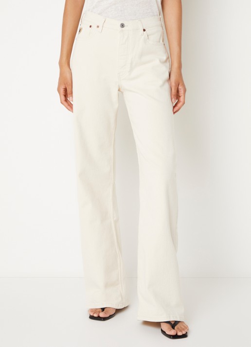 Lois Low waist loose fit jeans met gekleurde wassing en steekzakken