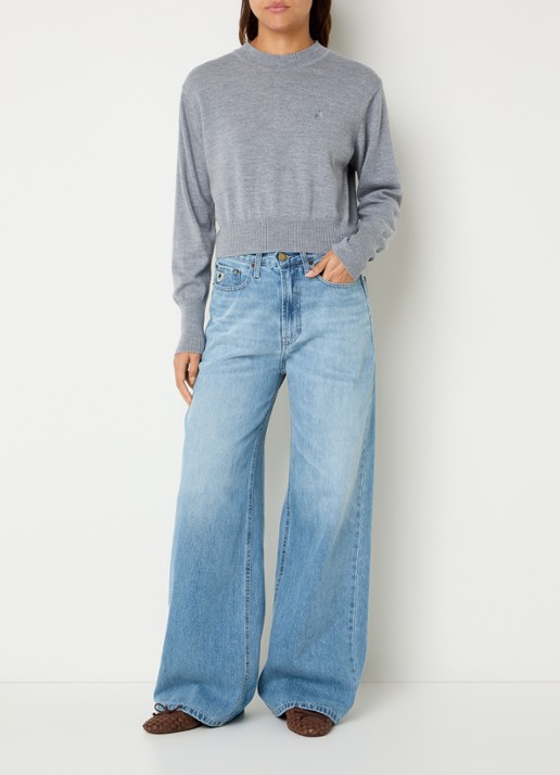 Lois Skater Loose-Z mid waist loose fit jeans met steekzakken - voorkant 5 jeans
