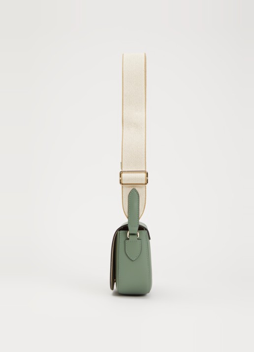Longchamp Épure crossbodytas S van kalfsleer - detail 3 groen